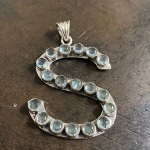 Sterling Silver Labradorite S Pendant